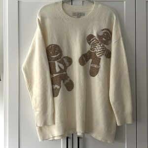 Loft Holiday Gingerbread Sweater